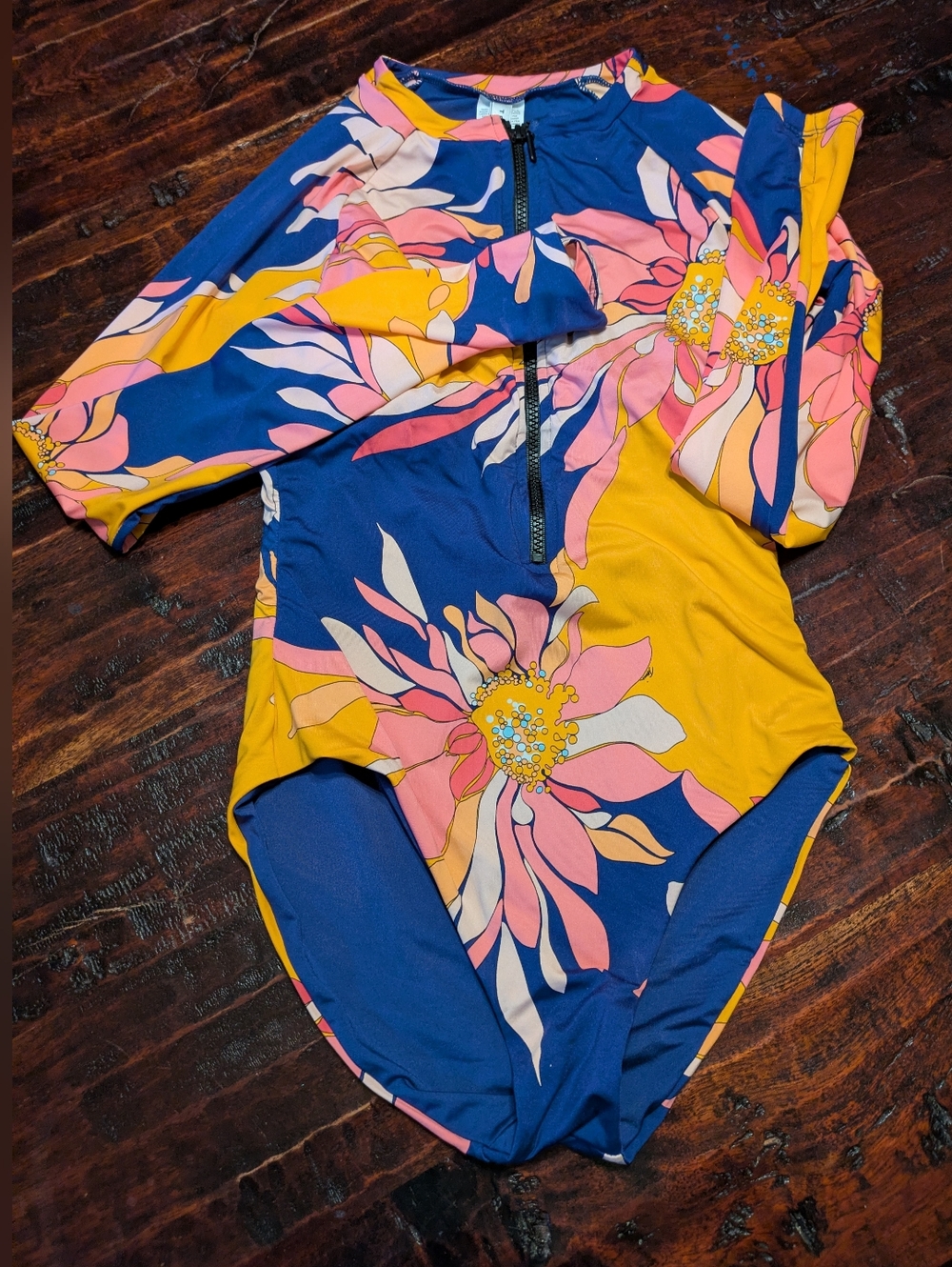 Trina Turk M Paddle Swimsuit in Floral - Picture 4 of 16